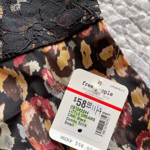 NWT Free People Little Dreams Lacy Cami (S) - Picture 5 of 6